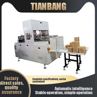 45-55 temps Min Paper Lunch Box Machine Tray Forming Machine de papier